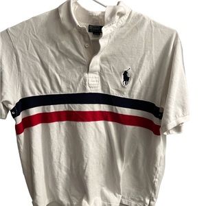 Polo Ralph lauren 2 XL Big large pony red white blue polo shirt